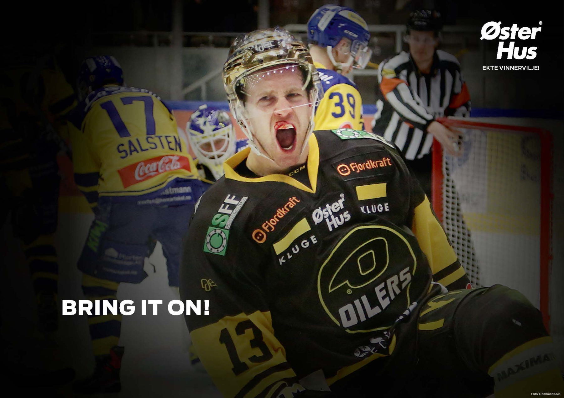 Oilers karusell, kan vedl. splæres og kjøres som fire bilder 4